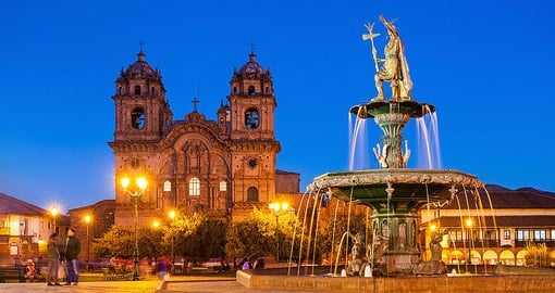 Built on the remains of an important Incan sites is Cusco's Plaza de Armas
