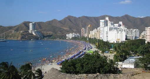 Stroll the beaches of Santa Marta on your trip to Colombia