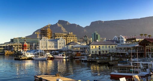 South Africa's most visited destination, the Victoria & Alfred Waterfront sits on Africa's oldest working harbour