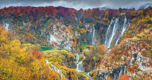 Plitviče Lakes National Park is the oldest and largest in Croatia