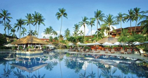 Explore beautiful Nusa Dua Beach Hotel during your next trip to Bali.