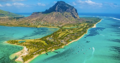 Your Dubai vacation package includes a stop over in Mauritius on your way home.
