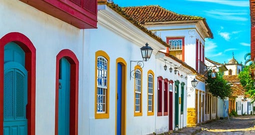 Paraty is famed for it's Portuguese colonial center