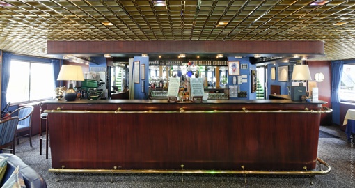 The Bar on the MS Renoir.