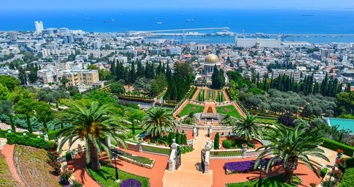 The Bahai Gardens in Haifa