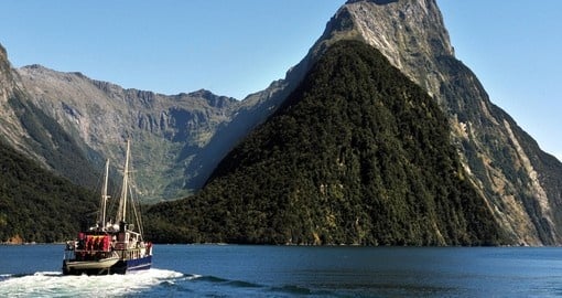 Cruise on clear waters on your New Zealand Vacation
