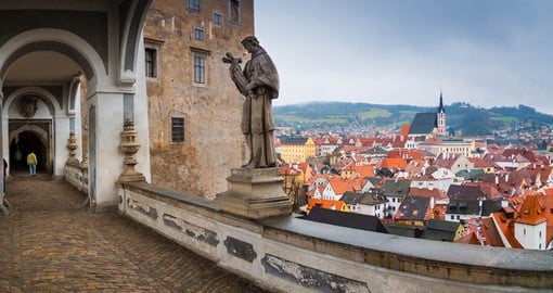 Cesky Krumlov in Bohemia’s deep south, is one of the most picturesque towns in Europe