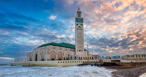 Casablanca is Morocco's chief port and one of the largest financial centers in Africa