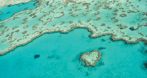 Heart Reef, the Whitsundays