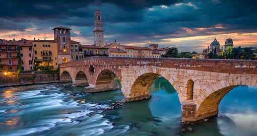Discover Verona Amphitheater built by Romans in the first century on your next trip to Italy.
