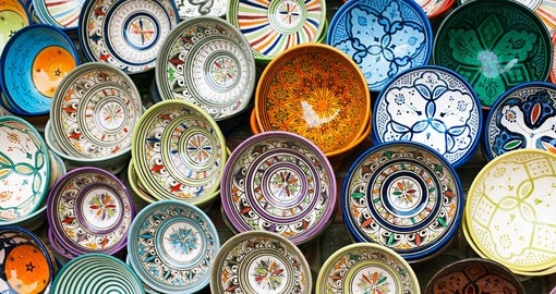 Moroccan Souk Crafts Souvenirs in Essaouira
