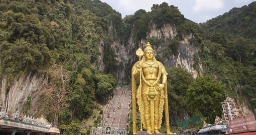 Statue of Lord Murugan a Hindu deity