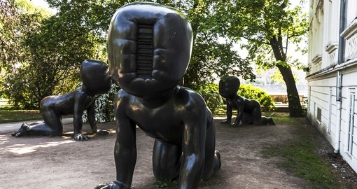 Open art in Prague Park