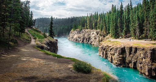 Turquoise River at Miles Canyon, Yukon