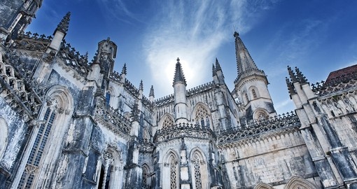Visit Batalha monastery in Portugal and explore its Gothic architecture during your next Portugal tours.