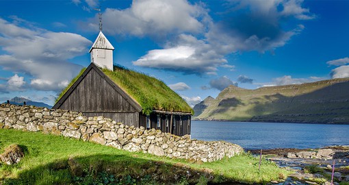 Eysturoy, the second largest of the Faroe Islands, is know for its rugged terrain
