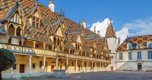 The Hospices de Beaune is the site of Burgundy's annual wine auction