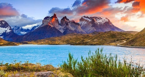 Its soaring mountains and blue lakes are iconic parts of Torres del Paine National Park