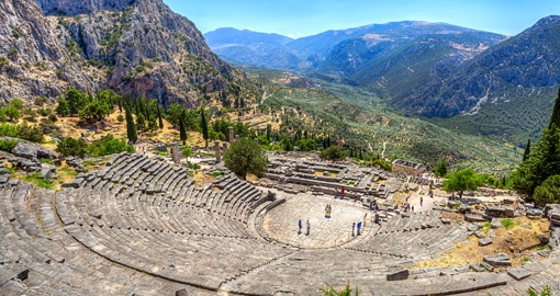 Ancient Theater, Delphi, Greece