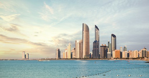 Stroll alongside the coast while exploring the cultural capital of Abu Dhabi