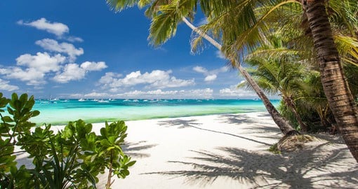Boracay's White Beach, is a 4 km, postcard-perfect stretch of sand