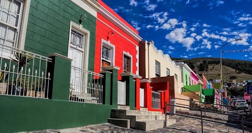 On the slopes of Table Mountain, Bo-Kaap was formerly known as the "Malay Quarter"