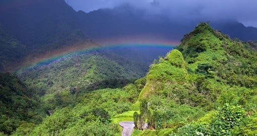 Enjoy rainforests, waterfalls and green valleys on your Tahiti Vacation