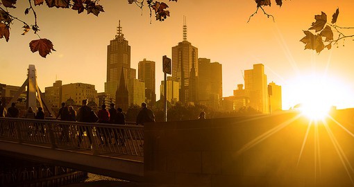 Melbourne, the trend setting capital of the state of Victoria