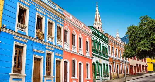 Stroll the colourful streets of the historic La Candelaria