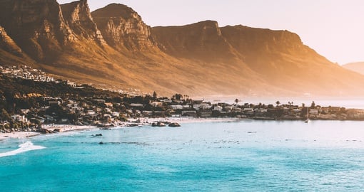 Coastal views of Cape Town South Africa