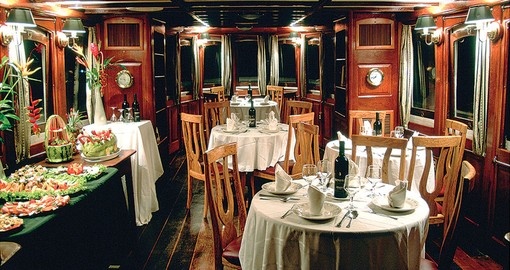9 cabins with private facilities