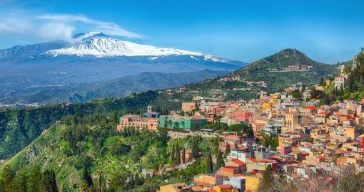Mount Etna is the highest and most active volcano in Europe