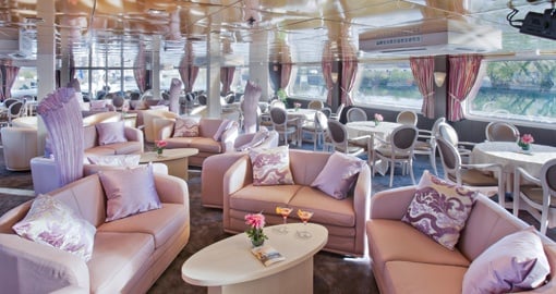 The Salon on the MS Gérard Schmitter.