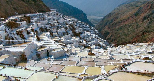 Include a visit to the Sacred Valley's Moray Salt Mines on your trip to Peru