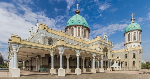 Medhane Alem Cathedral in Addis Ababa