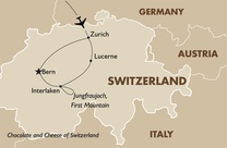Chocolate and Cheese Switzerland: Self Drive