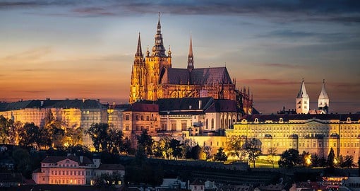 Explore a record breaking site at Prague Castle, the largest coherent castle complex in the world