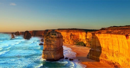Visit the ancient rock formations of the Twelve Apostles during your day on the Great Ocean Road