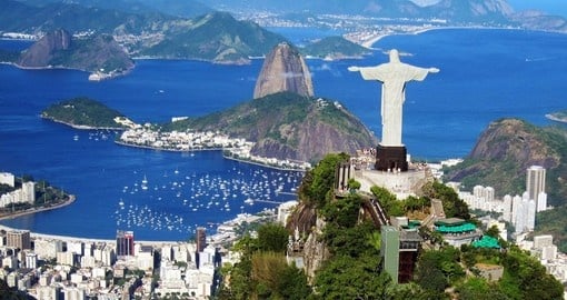 Enjoy the stunning natural scenery of Rio de Janiero on your trip to Brazil
