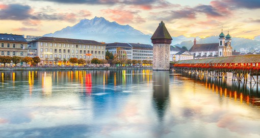 Stroll the streets of stunning Lucerne en route to your chocolate-making workshop