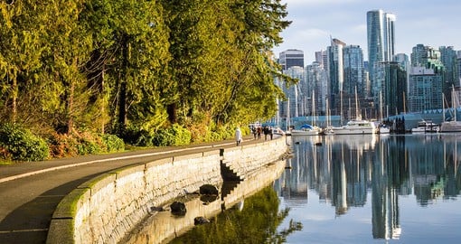 Walk or cycle your way around the world's longest uninterrupted waterfront by exploring Vancouver's Sea Wall