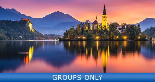 Nestled in the Julian Alps,  Lake Bled is one of Slovenia's most picturesque destinations