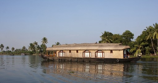 Houseboats in Kerela Backwaters