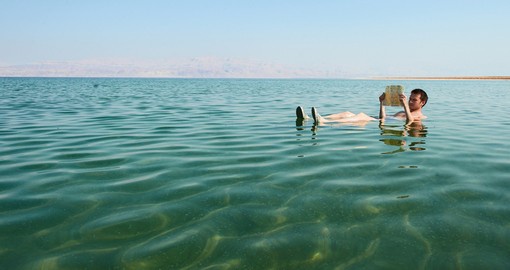 Go for a float on the Dead Sea