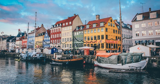Harbour in Copenhagen, Denmark