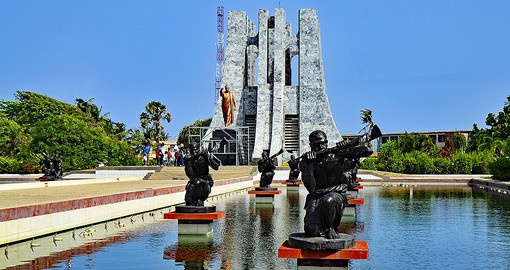 The capital and largest city of Ghana, Accra is located on the Gulf of Guinea