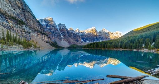 Moraine Lake colours in Banff National Park