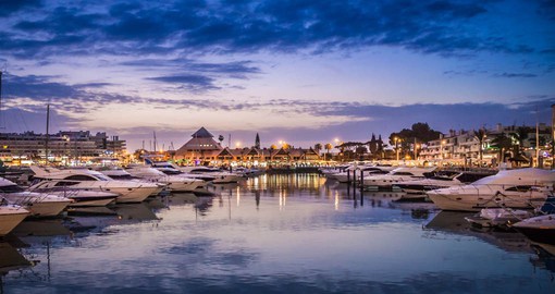 The heart of Vilamoura is the exclusive marina complex, where visitors can dine at gourmet restaurants