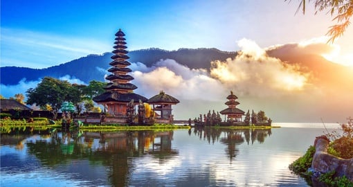 Temple on water in Bali