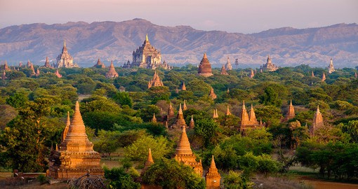 Watch the sun rise on history in the ancient city of Bagan